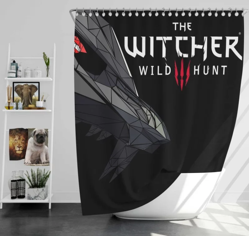 Women Cosplay The Witcher 3 Wild Hunt Ciri Bath Shower Curtain