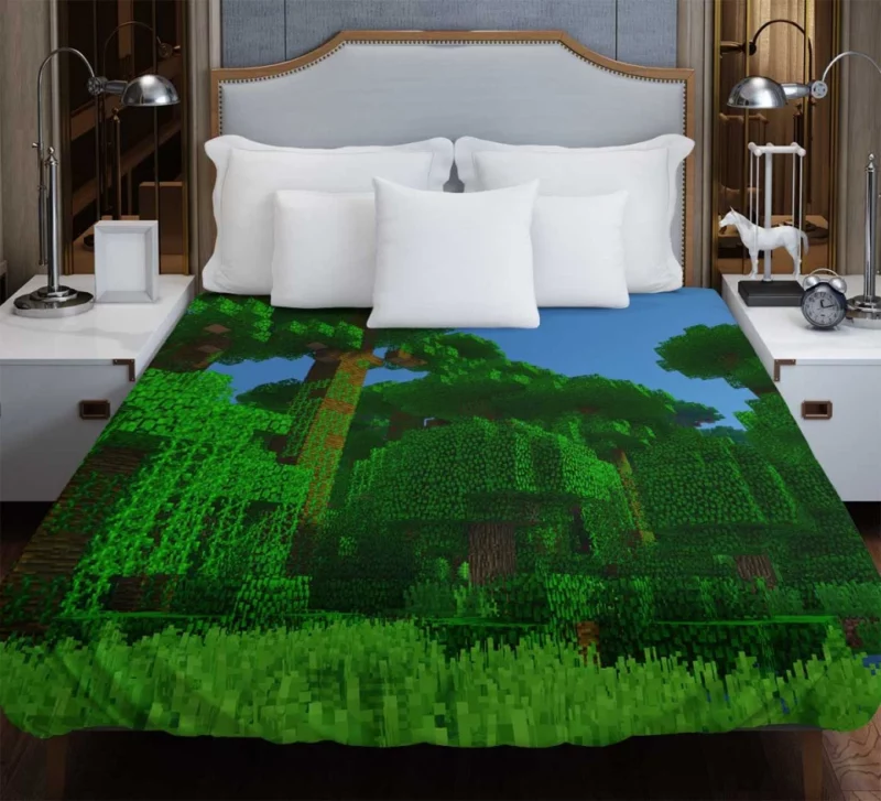 Amazing Minecraft Landscape Bedding Duvet Cover