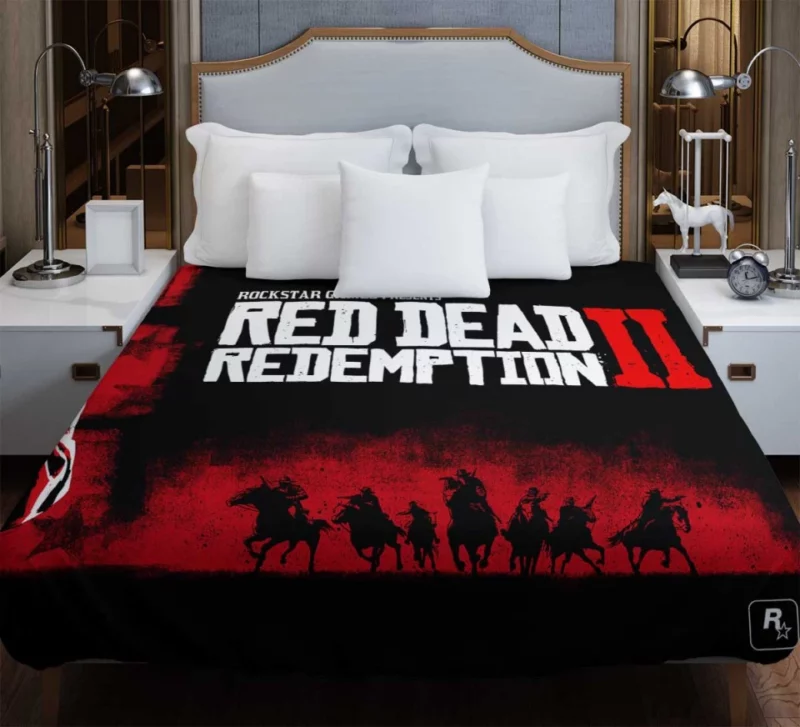 Arthur Morgan Red Dead Redemption 2 Themed Bedding Duvet Cover