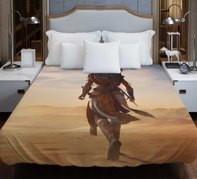 Assassins Creed Origins Bayek Of Siwa Senu Camel Eagle Bedding Duvet Cover