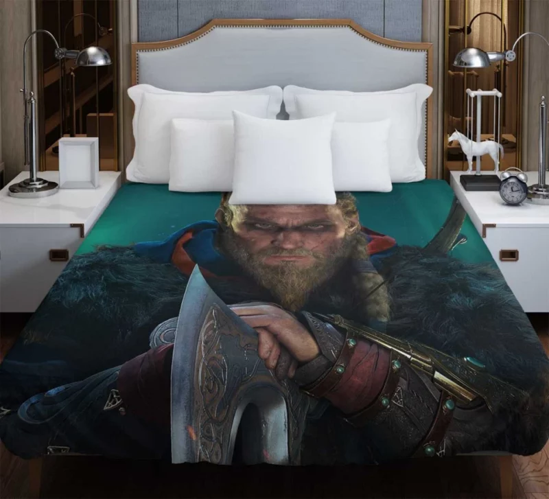 Assassins Creed Valhalla Viking Bedding Duvet Cover