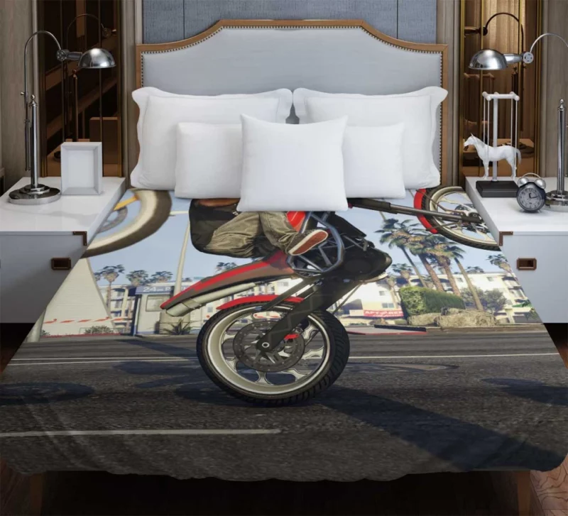 Auto Biker Grand Theft Auto 5 Bedding Duvet Cover