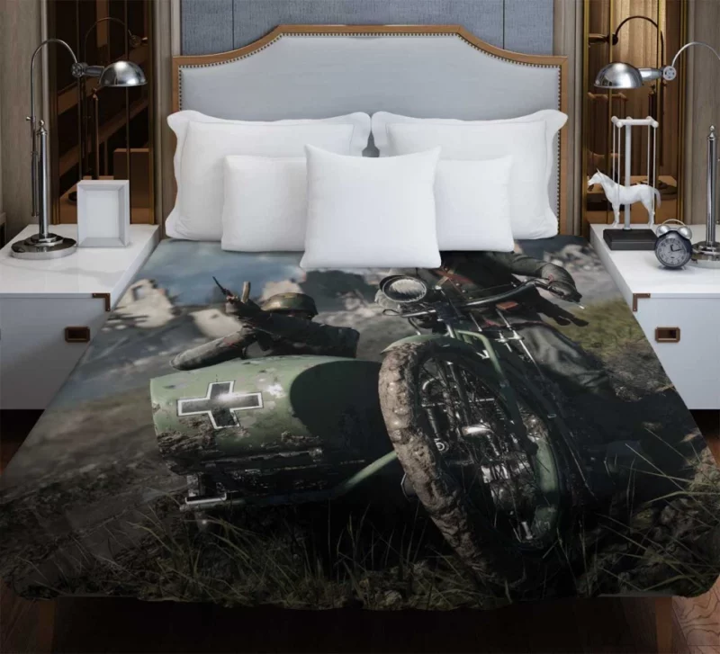 Battlefield 1 Soldier Weapon Rifle Machine Gun Bedding Duvet Cover