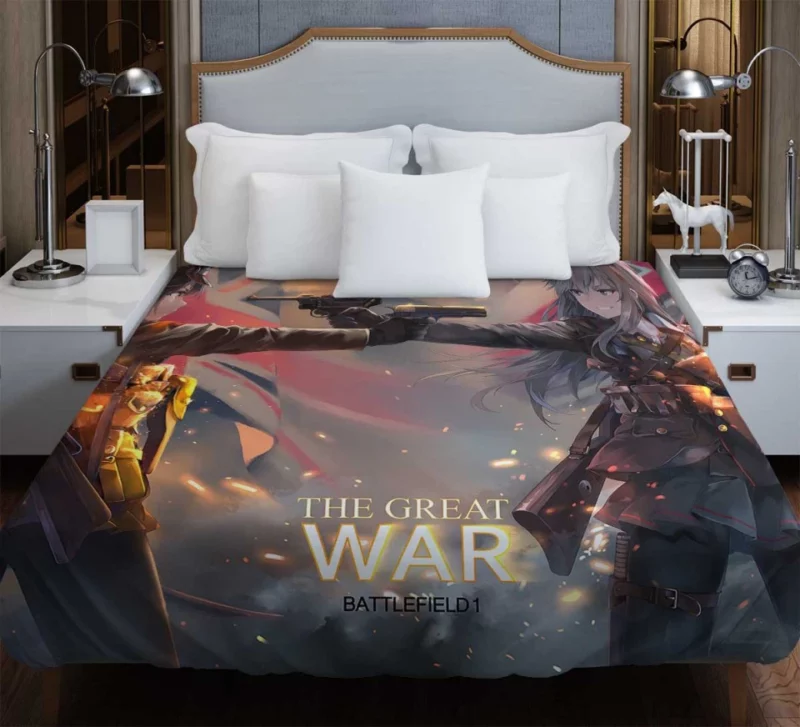 Battlefield 1 Soldier Zeppelin World War I Bedding Duvet Cover