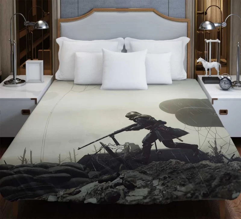 Battlefield 1 Trench Raider Soldier Night Bedding Duvet Cover