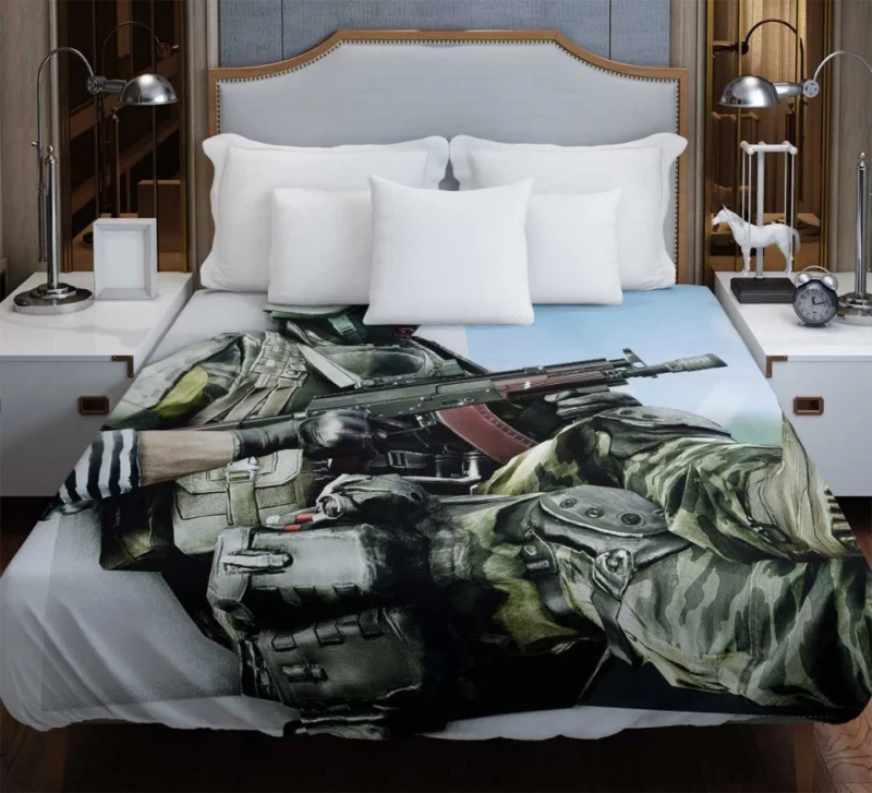 Battlefield 4 Jet Fighter Soldier Bedding Duvet Cover