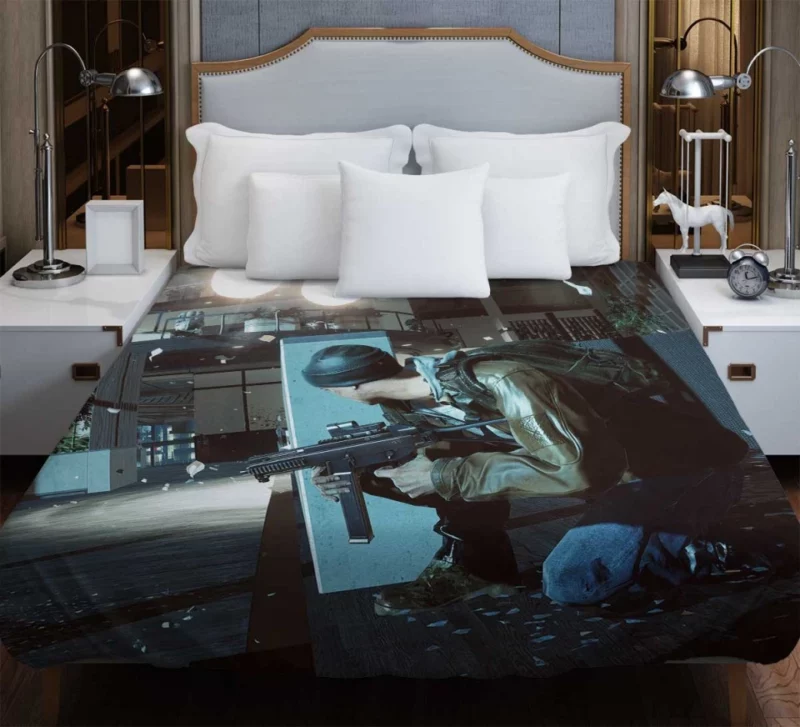 Battlefield 4 Soldier Assault Rifle Bedding Duvet Cover