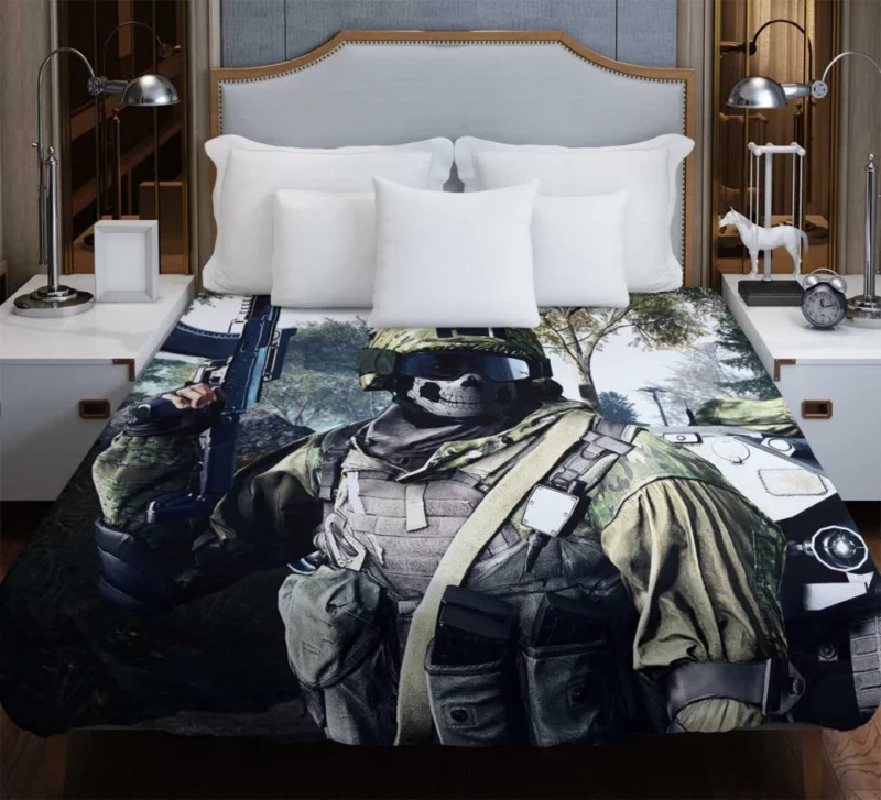 Battlefield 4 Soldier Explosion Smoke Bedding Duvet Cover