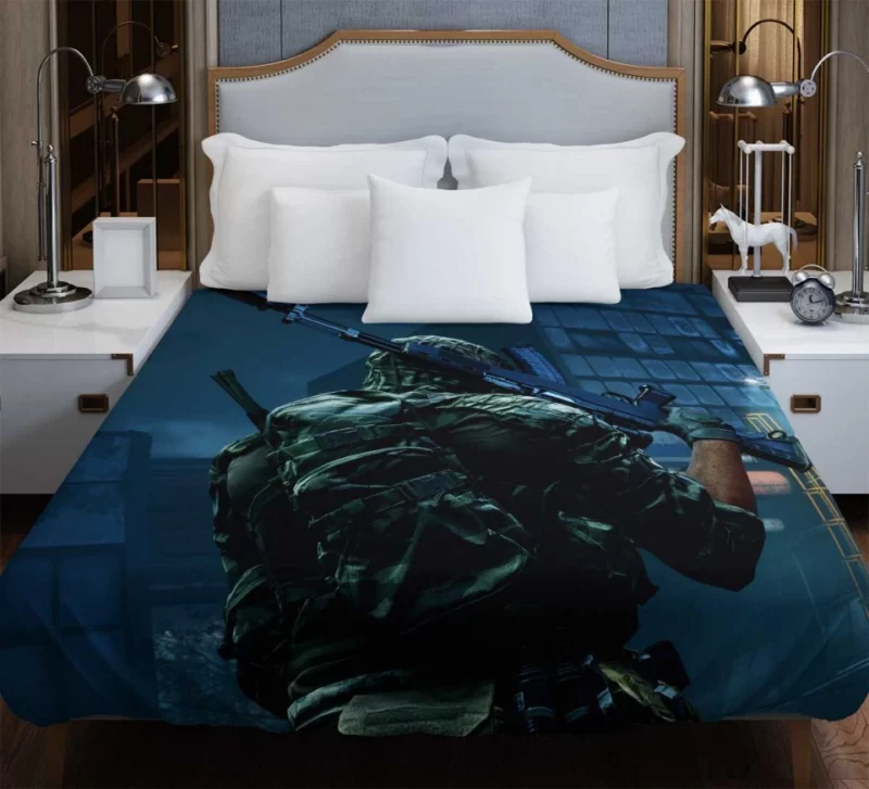 Battlefield 4 Soldier Weapon Armored Personnel Carrier Bedding Duvet Cover