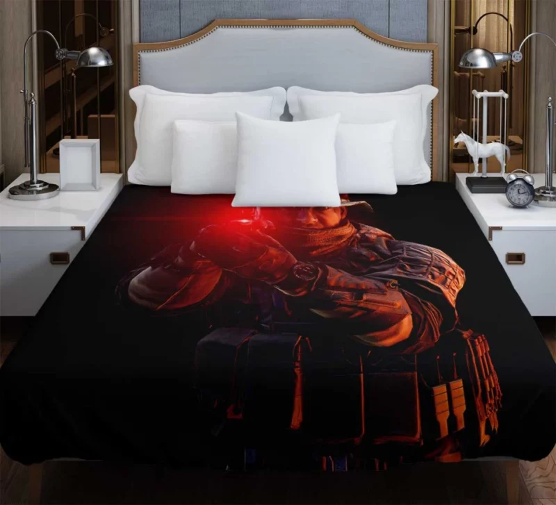 Battlefield 4 Soldier With Pistol Bedding Duvet Cover