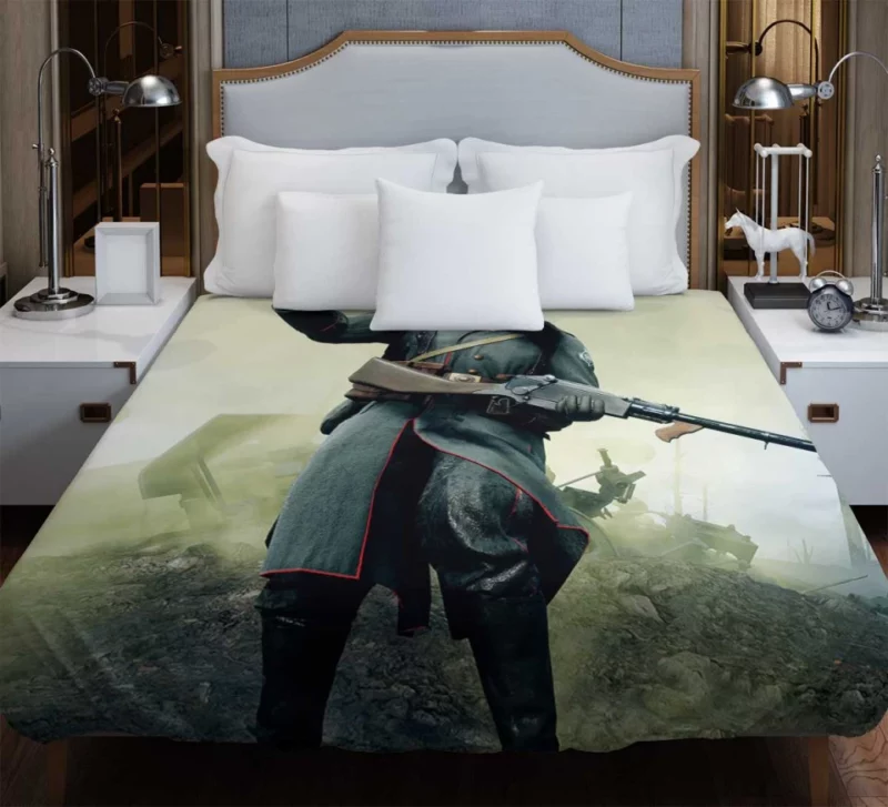 Battlefield 4 Soldier With Weapon Bedding Duvet Cover