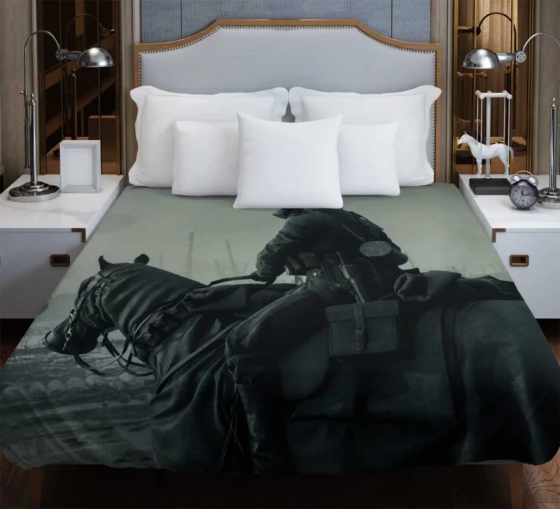 Battlefield V Soldier Machine Gun Bedding Duvet Cover