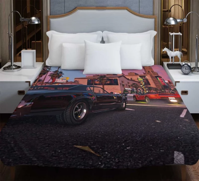 Car Grand Theft Auto V Bedding Duvet Cover