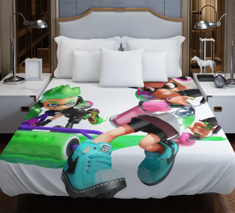 Competitive Inklings Splatoon 2 Bedding Duvet Cover