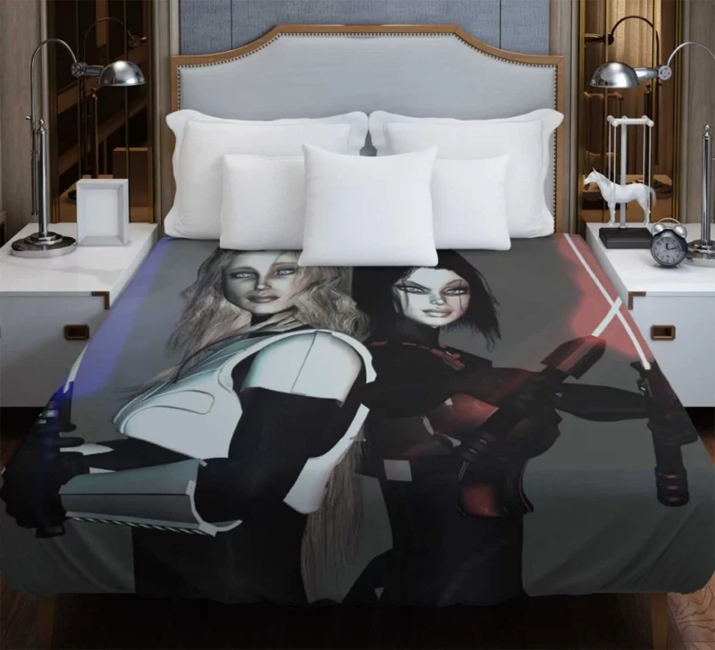 Crossover Star Wars Stormtrooper Robot Sword Transformers Bedding Duvet Cover