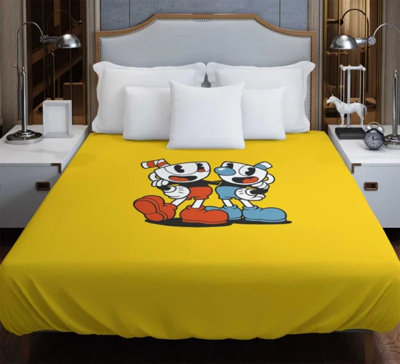 Cuphead Mugman Video Game Bedding Duvet Cover