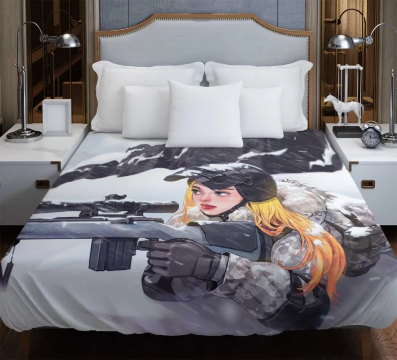 Cute Girl Playerunknowns Battlegrounds Bedding Duvet Cover