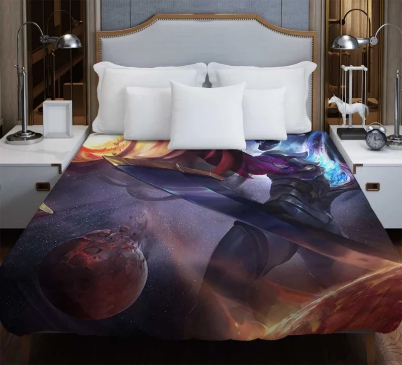 Dark Star Thresh League Of Legends Bedding Duvet Cover