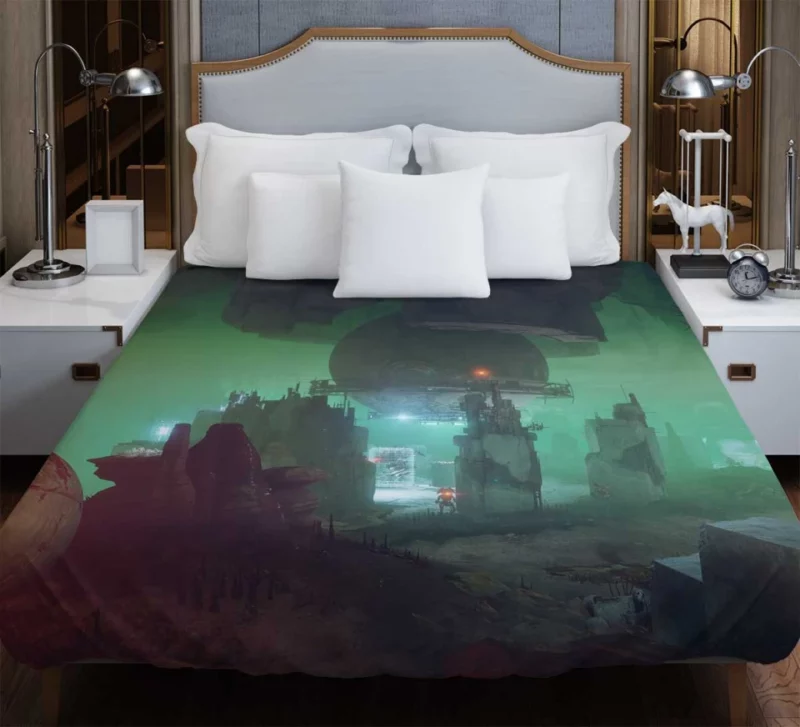 Destiny 2 Ramen Shop Bedding Duvet Cover