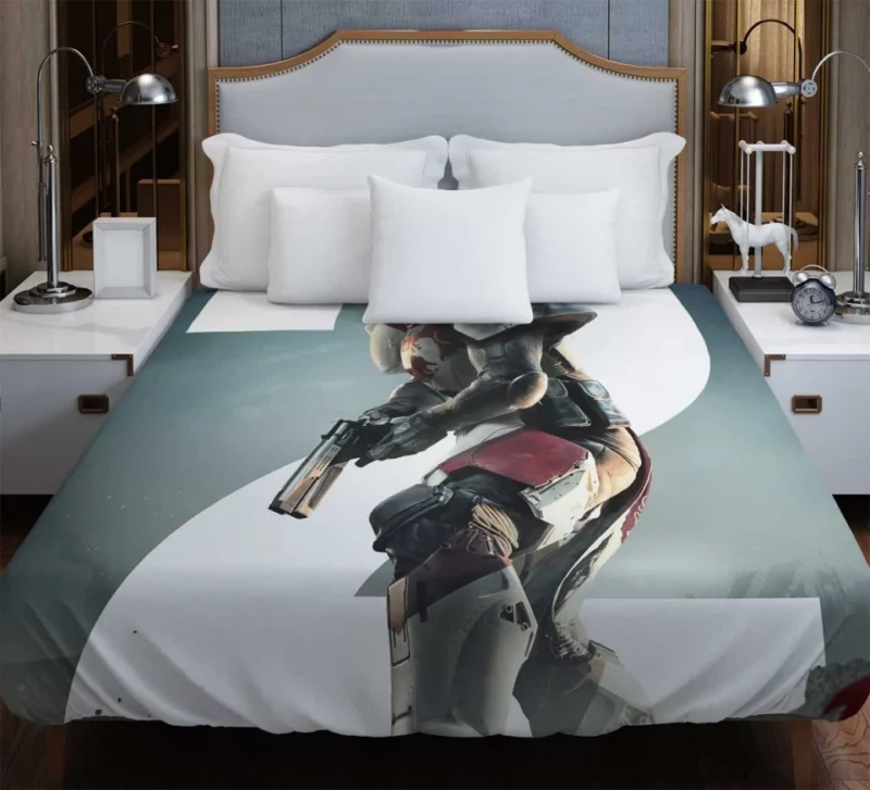 Destiny 2 Warrior Weapon Futuristic Bedding Duvet Cover