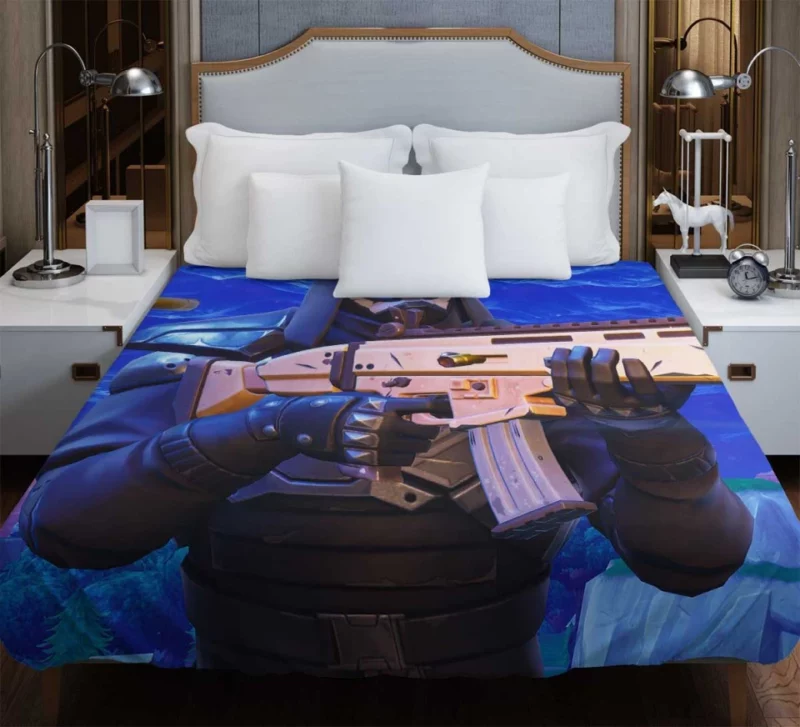 Enforcer Machine Gun Fortnite Bedding Duvet Cover