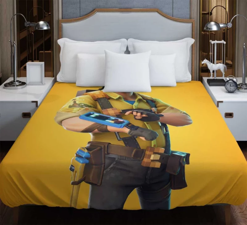 Fortnite 8 Bit Demo Constructor Bedding Duvet Cover