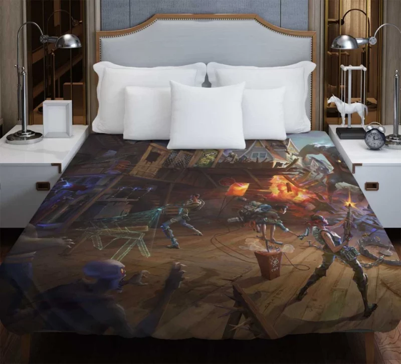 Fortnite Battle Background Bedding Duvet Cover