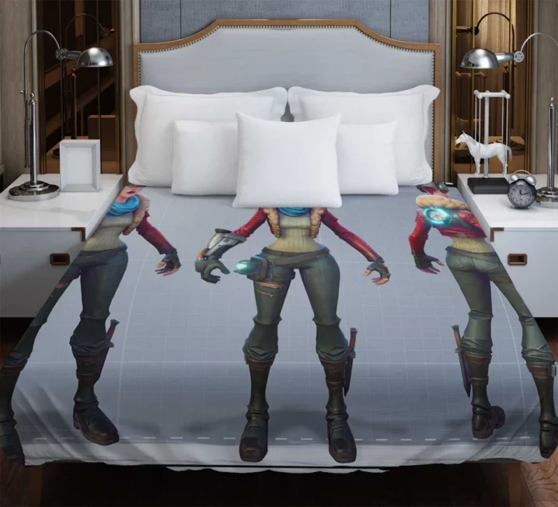 Fortnite Female Outlander Bedding Duvet Cover