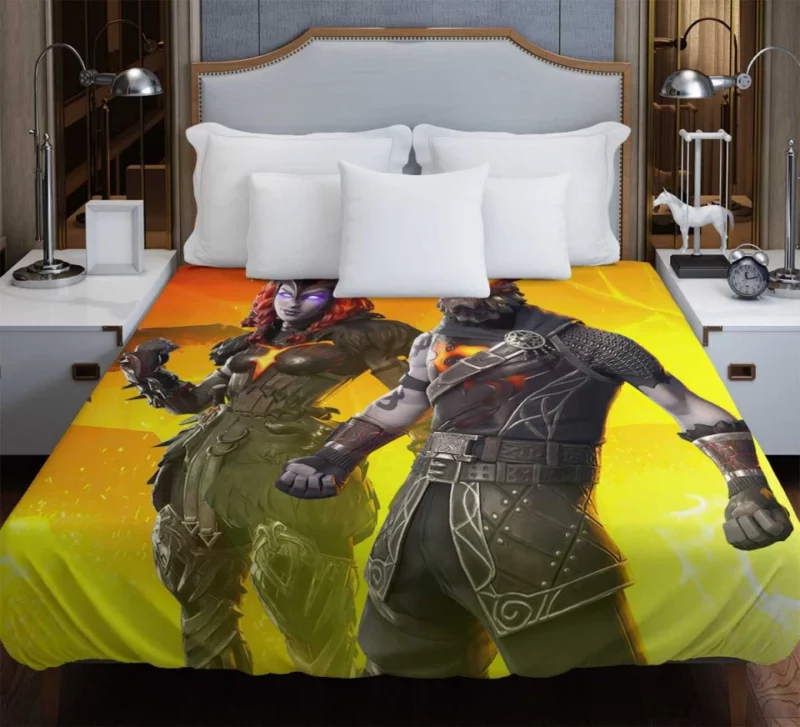 Fortnite Lava Legends Bedding Duvet Cover