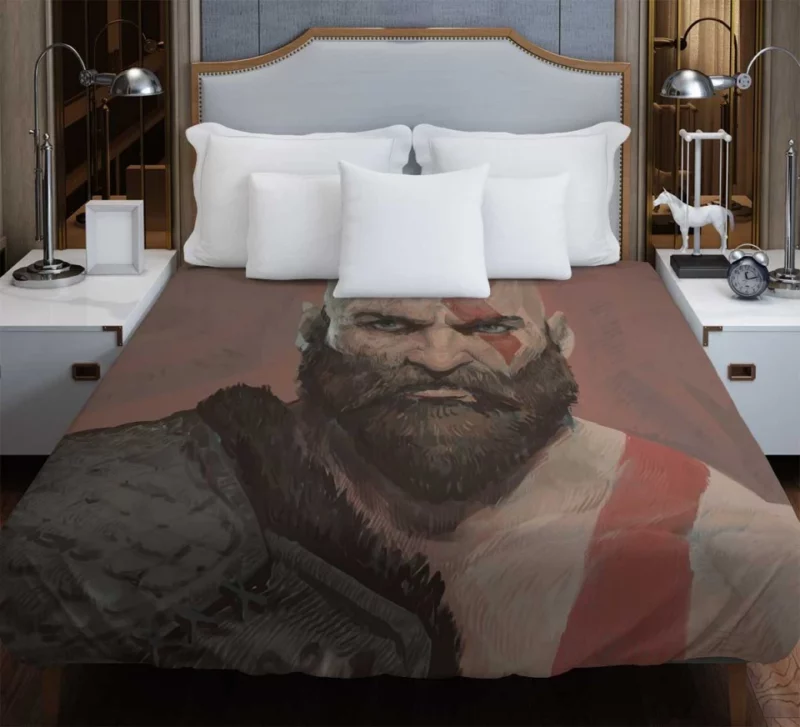 God Of War Kratos Atreus Bedding Duvet Cover