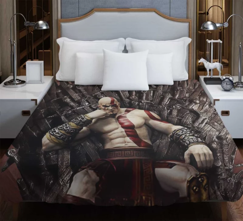 God Of War Kratos Atreus Boat Bedding Duvet Cover