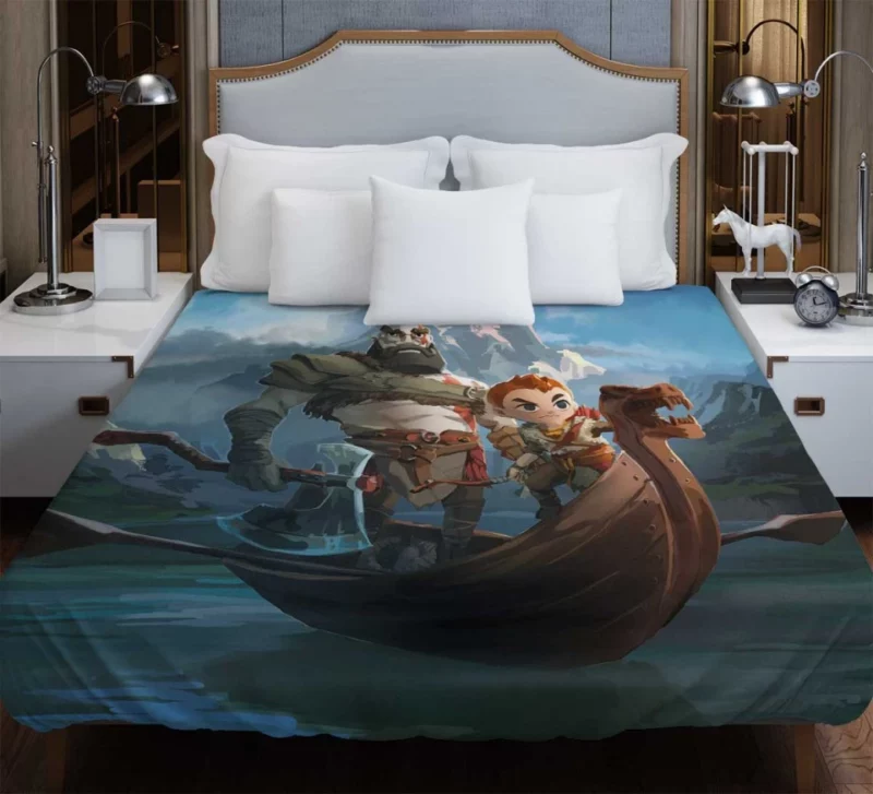 God Of War Kratos Warrior Bedding Duvet Cover