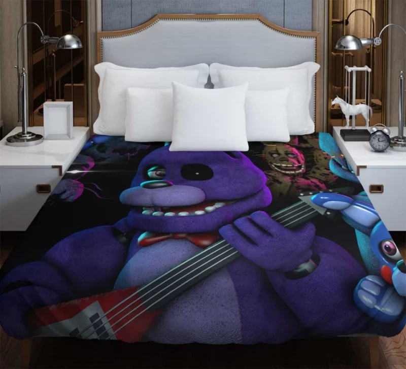 Golden Five Nights At Freddys Bedding Duvet Cover