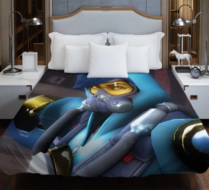 Gotcha!! Overwatch Tracer Bedding Duvet Cover