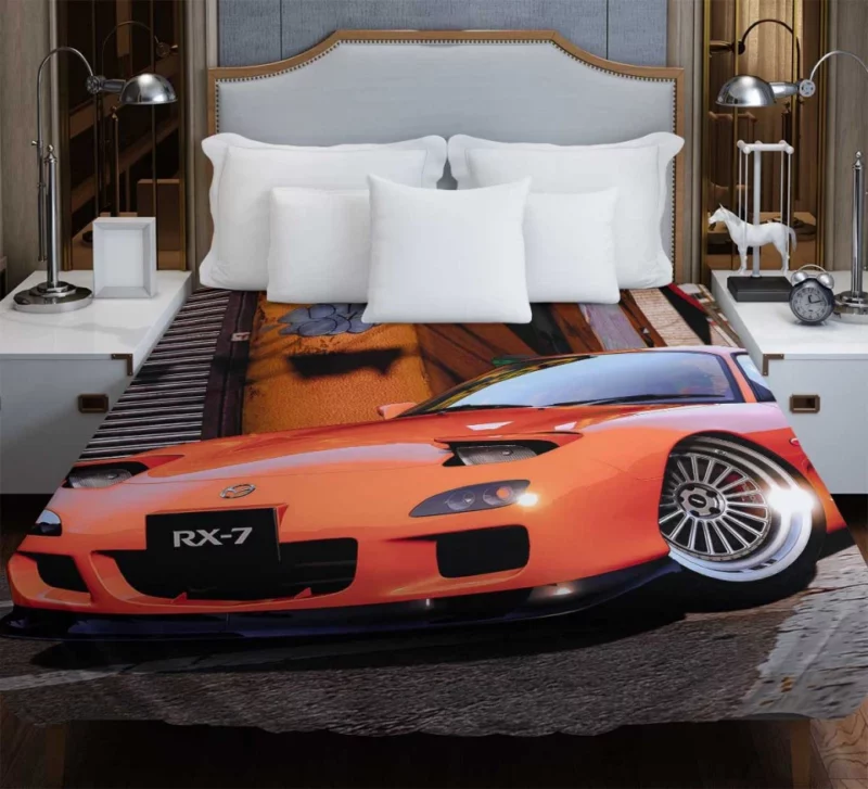 Grand Theft Auto V Car Mazda Rx 7 Bedding Duvet Cover