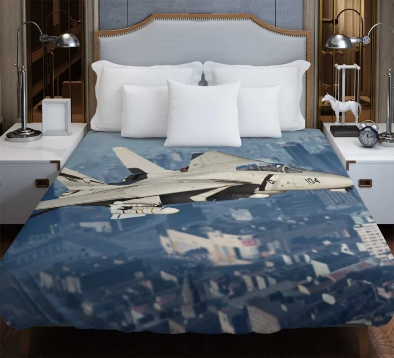 Grand Theft Auto V Grumman F 14 Tomcat Jet Fighter Warplane Aircraft Bedding Duvet Cover