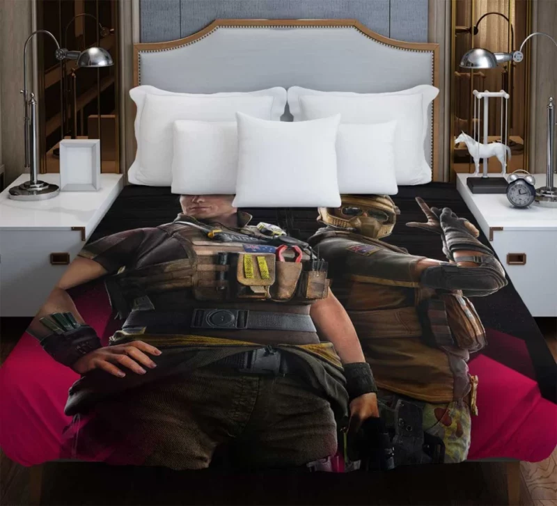 Gridlock And Mozzie Tom Clancys Rainbow Six Siege Bedding Duvet Cover