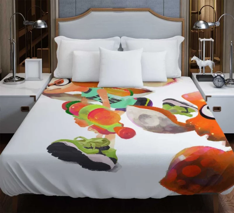 Inkling Male Splatoon Bedding Duvet Cover