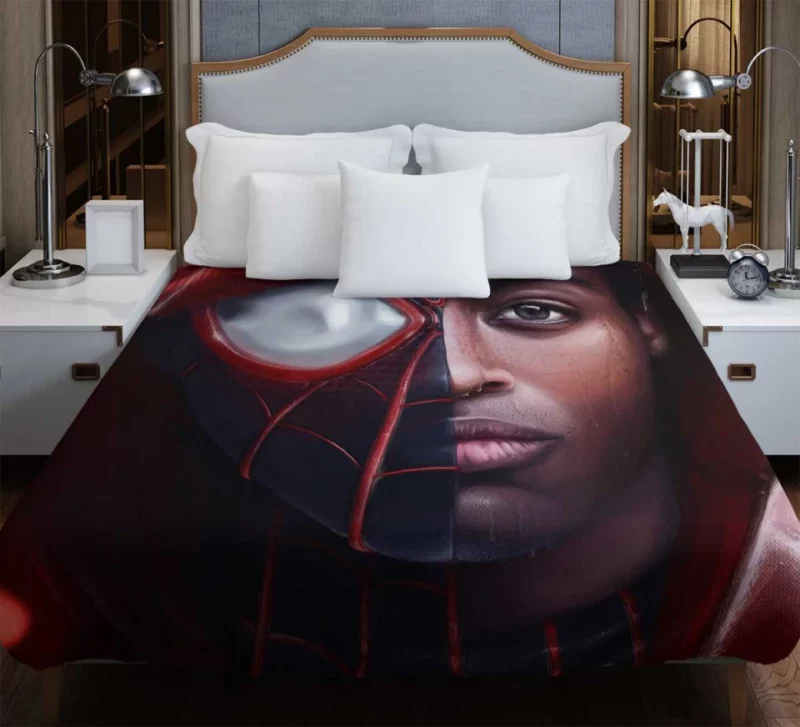 Into The Spider verse Miles Morales Bedding Duvet Cover