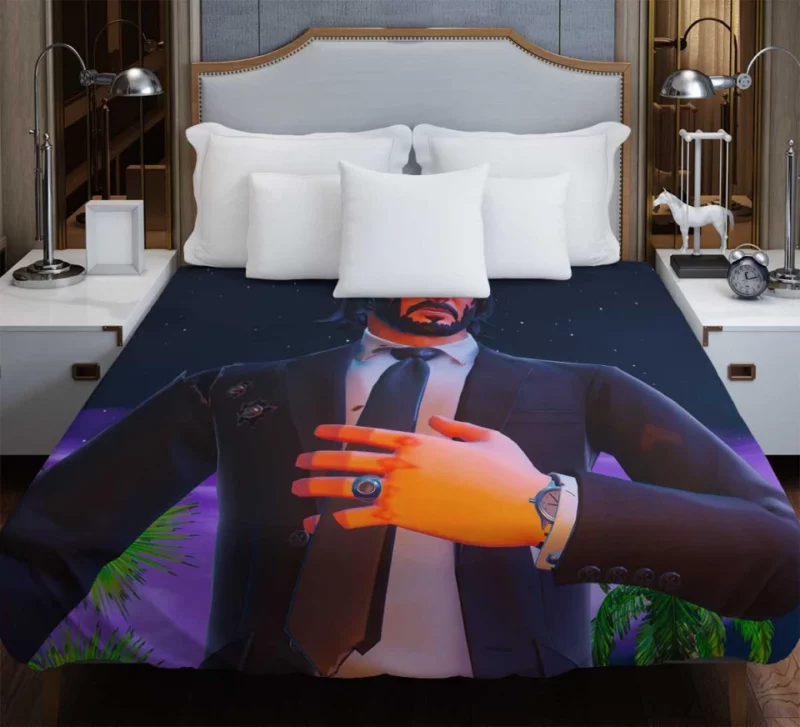 John Wick Fortnite John Wick Fortnite Battle Royale Bedding Duvet Cover