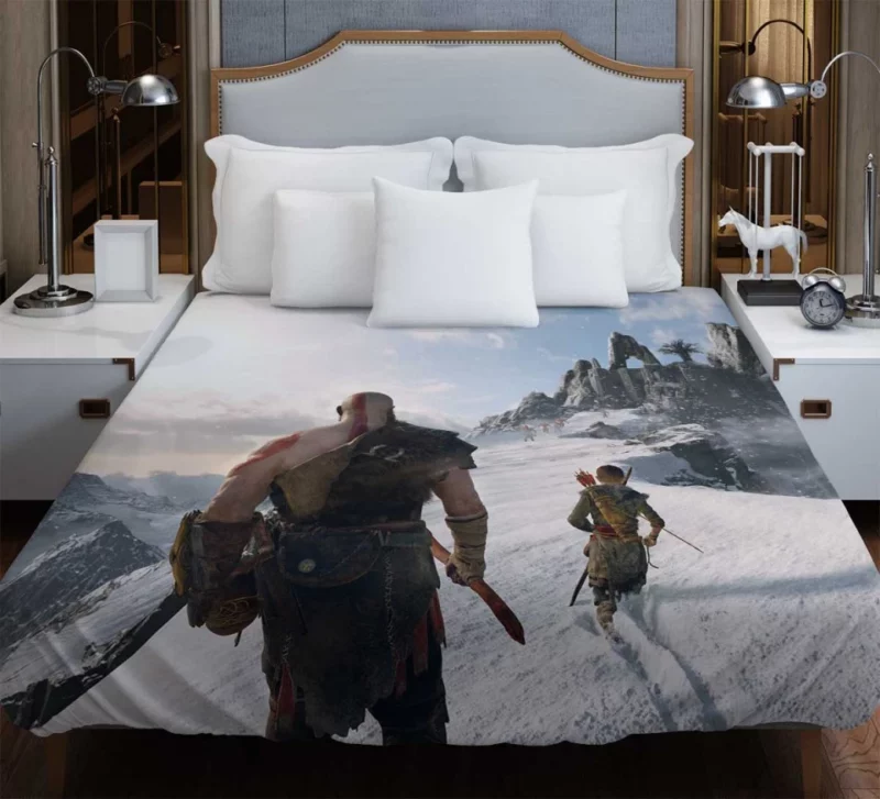 Kratos And Mimir God Of War Bedding Duvet Cover