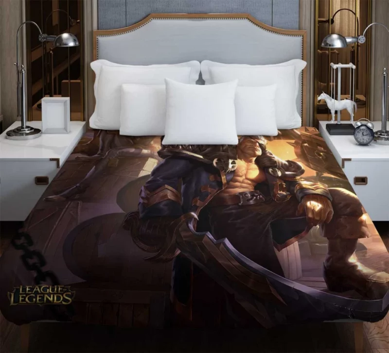 League Of Legends Pantheon Warrior Bedding Duvet Cover