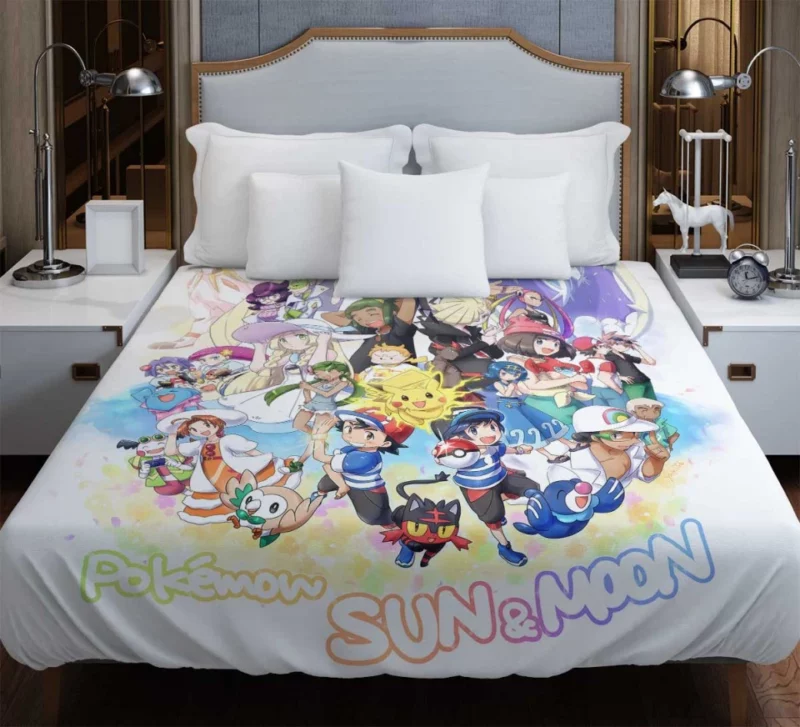 Lillies Walk Pokémon Sun And Moon Bedding Duvet Cover