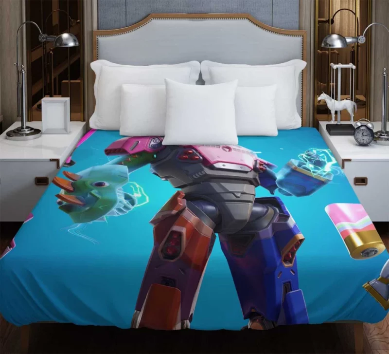 Mecha Team Leader Fortnite Bedding Duvet Cover