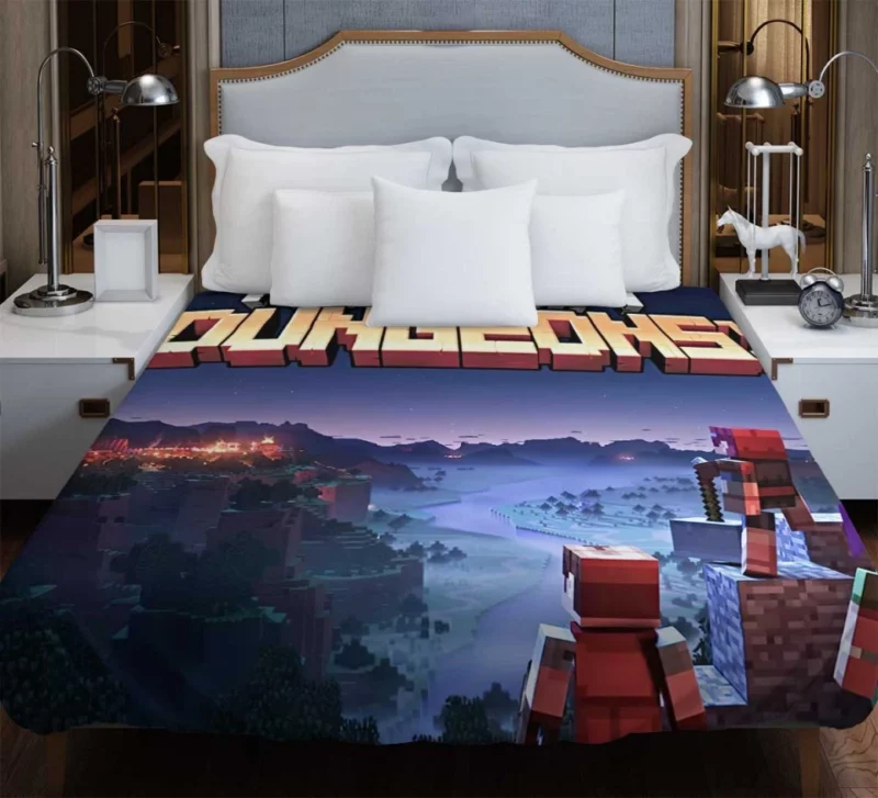 Minecraft Dungeons Bedding Duvet Cover