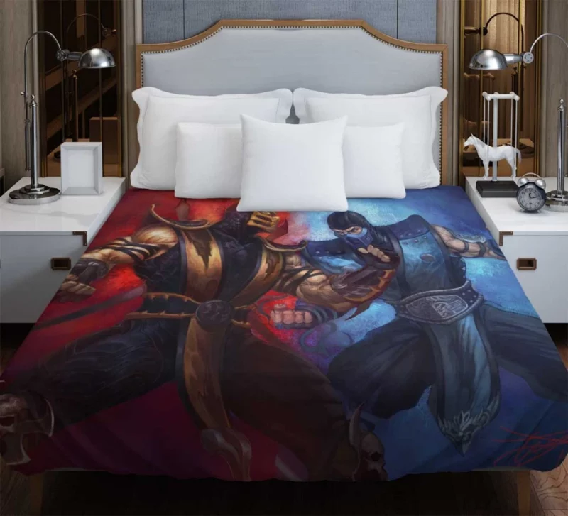 Mortal Kombat Scorpion Bedding Duvet Cover