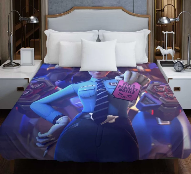 Officer D.va Overwatch Bedding Duvet Cover