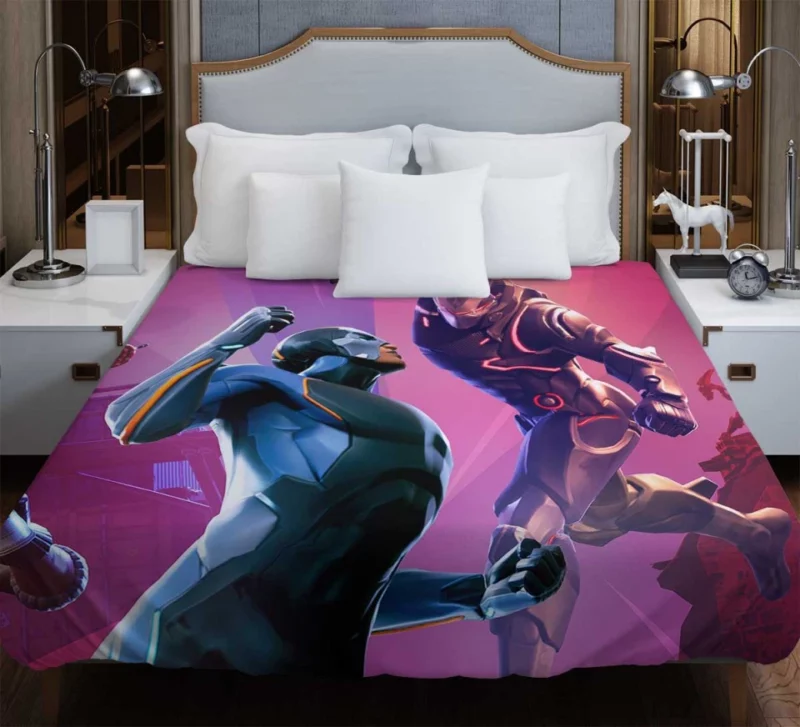 Omega Vs Carbide Fortnite Bedding Duvet Cover