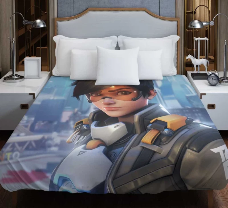 Overwatch 2 Tracer Bedding Duvet Cover