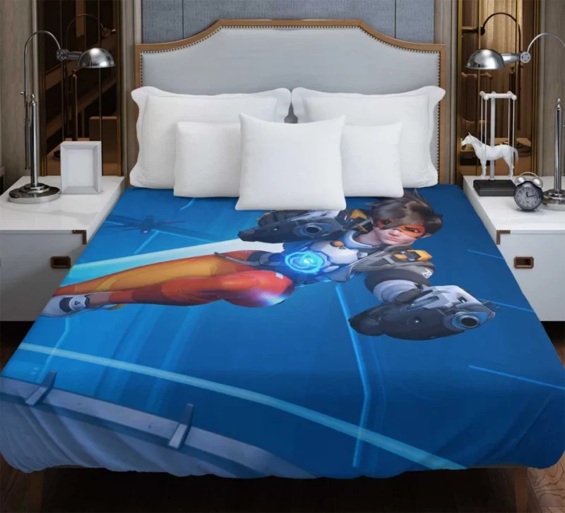 Overwatch 2 Tracer High Quality Bedding Duvet Cover